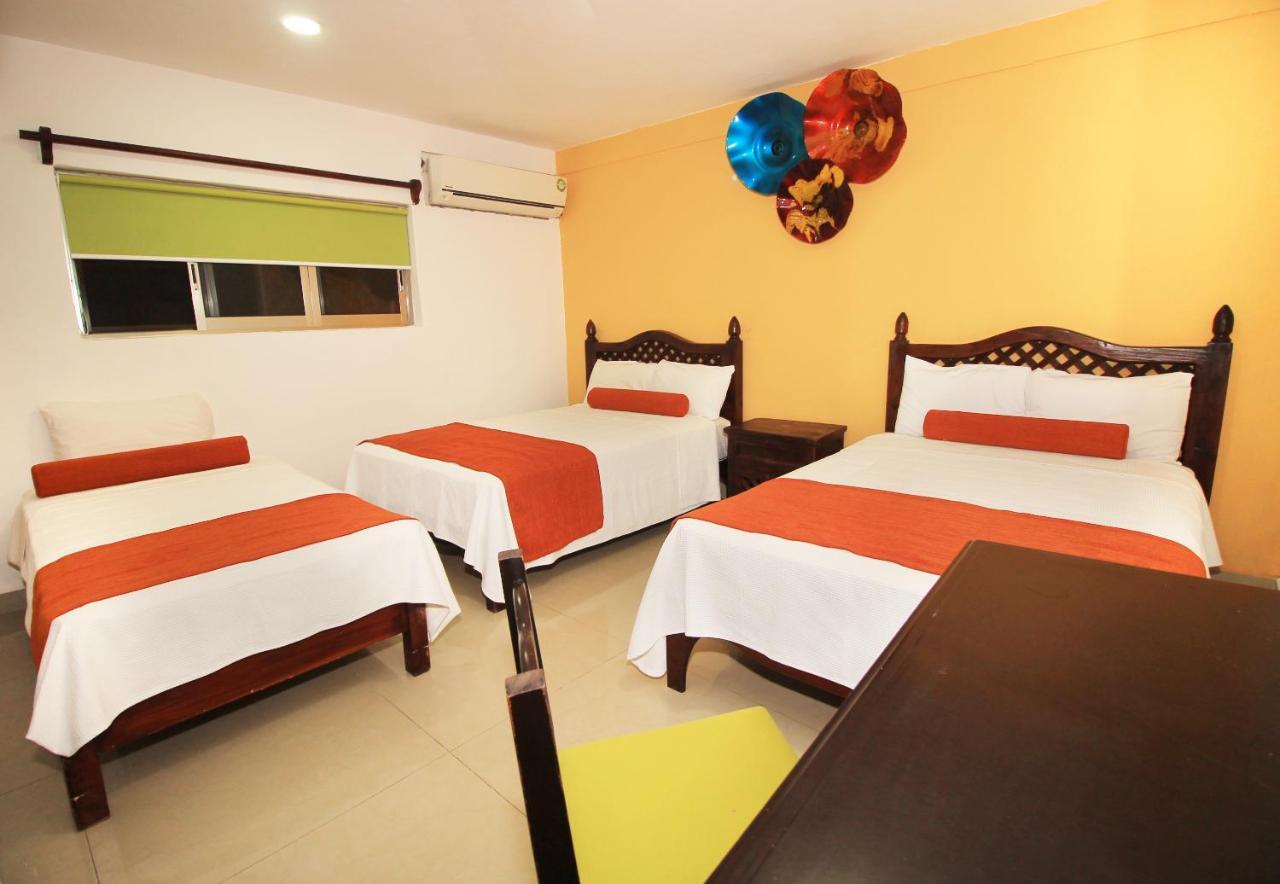 Papagayo Hotel Boutique 普拉亚卡门 外观 照片